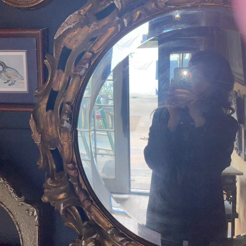 Elegant Gold Ornate Wall Mirror